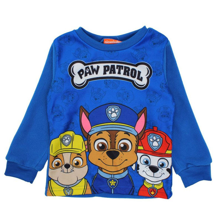 Picture of PAW1936 BOYS PAW PATROL TWO PIECE THERMAL FLEECY PYJAMA